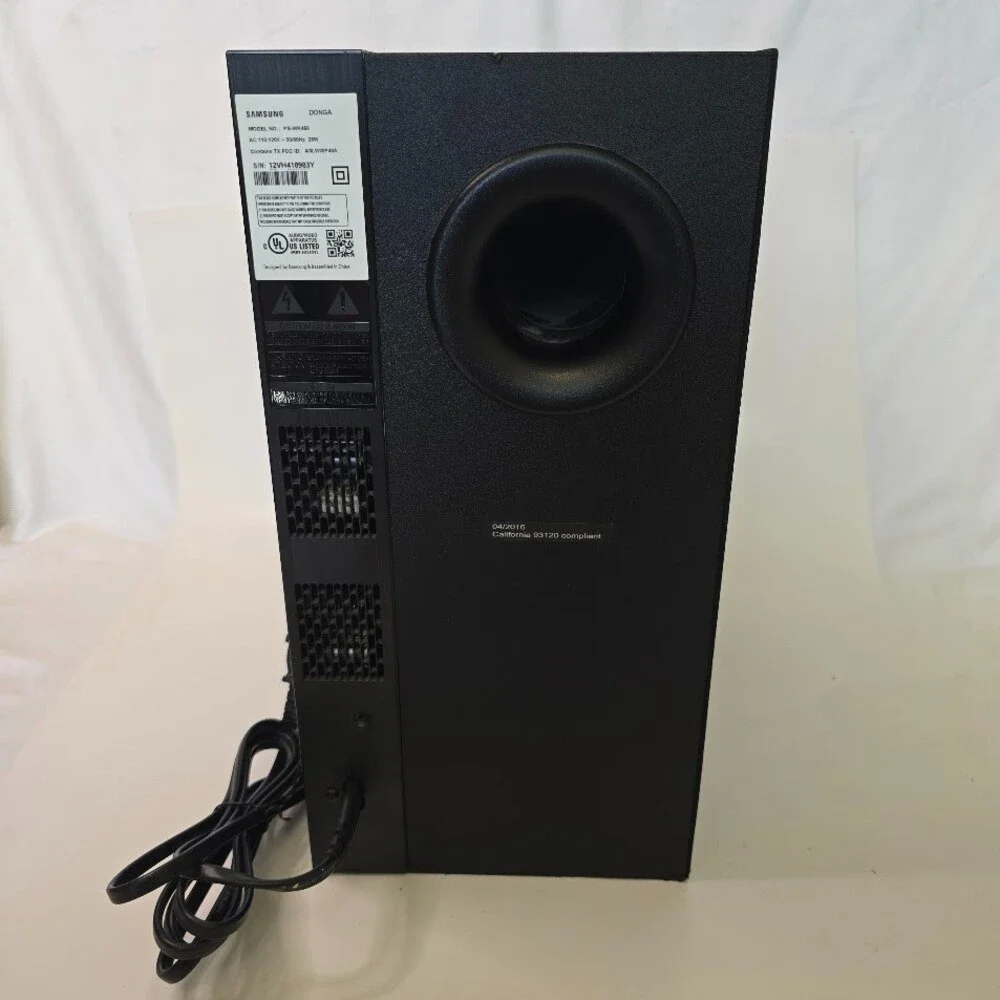Nice Samsung PS-WK450 Wireless Powered Subwoofer for HW-K470 Soundbar